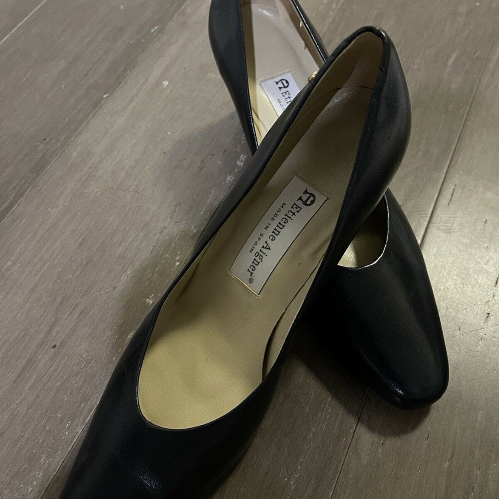 Etienne Aigner Women's Taylor Pump Heels Shoes Size 8M Black